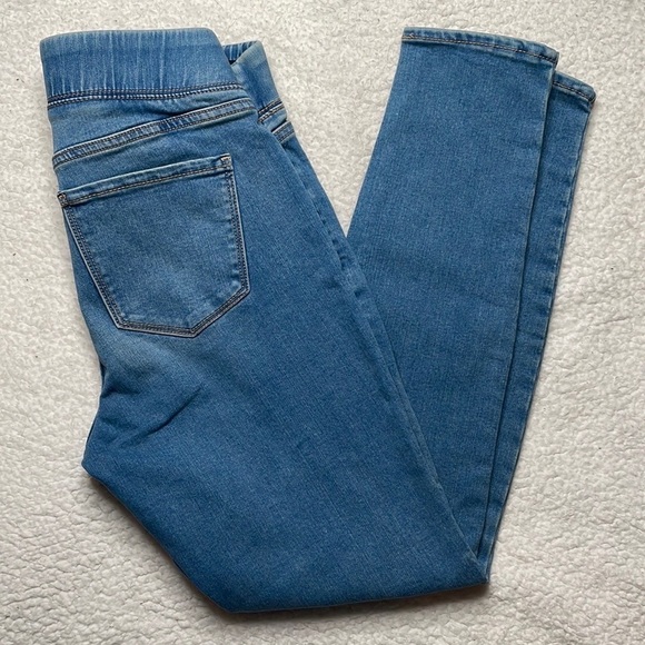 Old Navy Pull up jeans Stretch Elastic band Size 8 Rockstar Jeggings Comfy - Picture 5 of 8